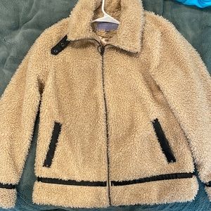 Madden Girl Faux Fur Teddy Jacket Size Small